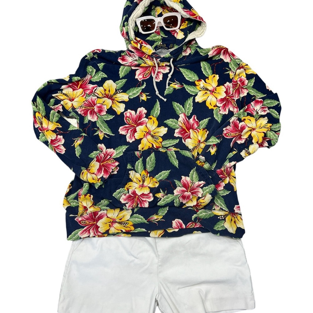 POLO RALPH LAUREN
Men's or Women’s Floral-Print Spa Terry Hoodie